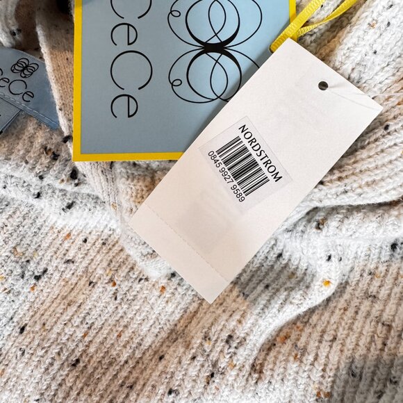 NEW Nordstrom CeCe Speckled Cardigan - Picture 10 of 11